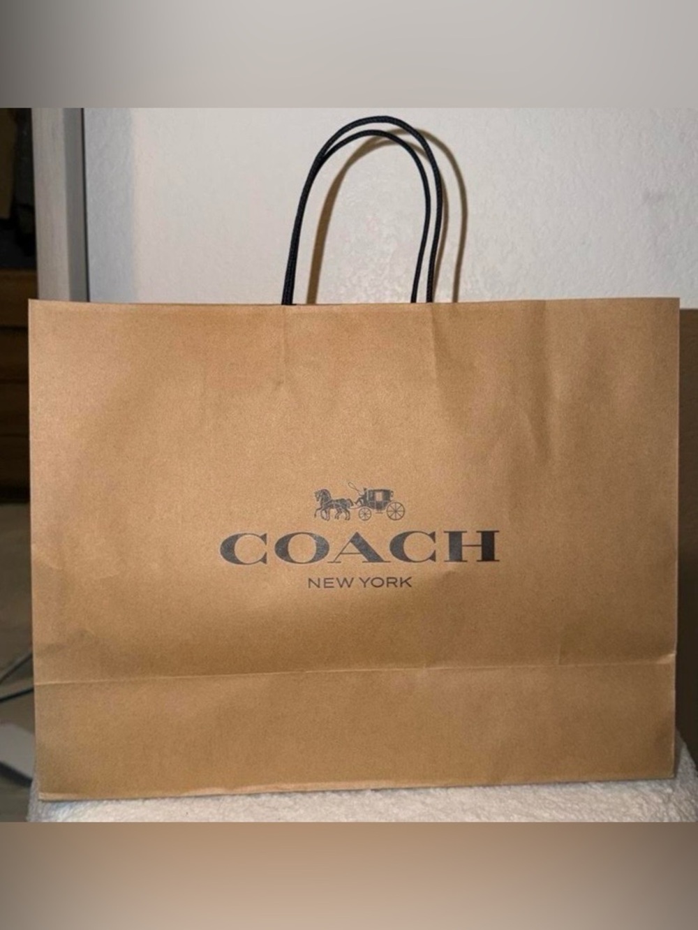Large Coach Shopping Bag Like New